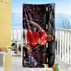 Manchester Player Action Beach Towel Super Soft Microfiber Quickdry Fabric Comfortable Lightweight Suitable for Swimming, Gym, Camping, Yoga Vacation