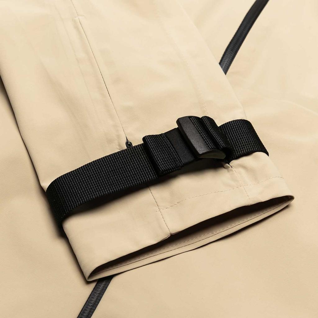 Adidas Windproof And Waterproof Outdoor Packable Mid-Length Hooded Jacket Men Jackets Brown FT8909