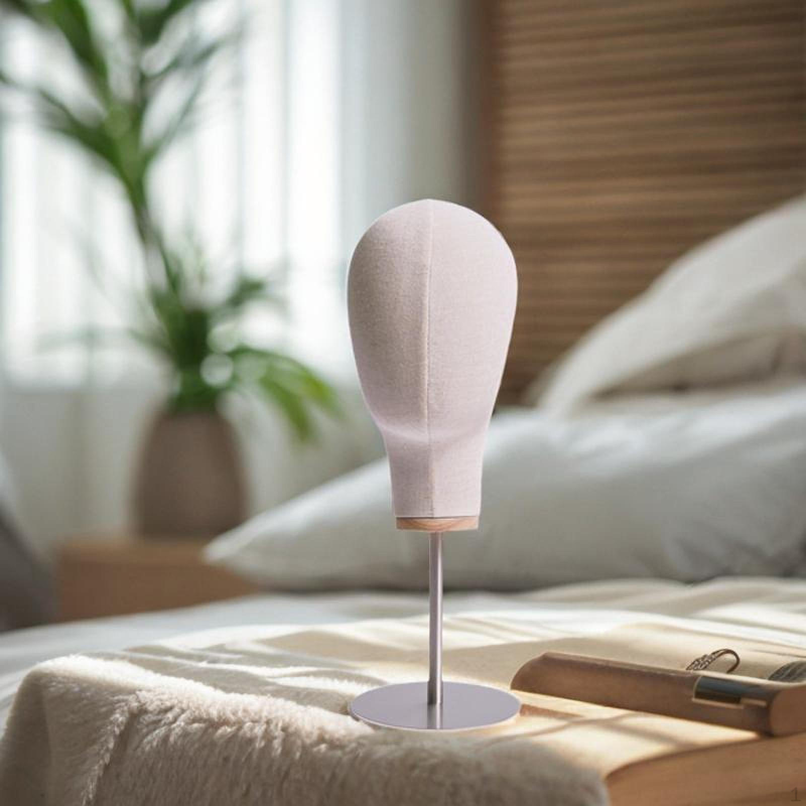 

17-дюймовая стойка для накладных волос из нержавеющей стали, многоцелевая для использования в торговом центре бежевый