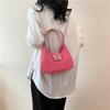Chic Minimalist Women's Pu Handbag Elegant Spring Edition Ins Style Shoulder Bag