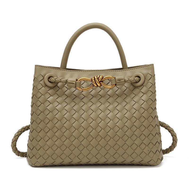 New poplar forest style woven metal rope tote bag women's portable messenger bag