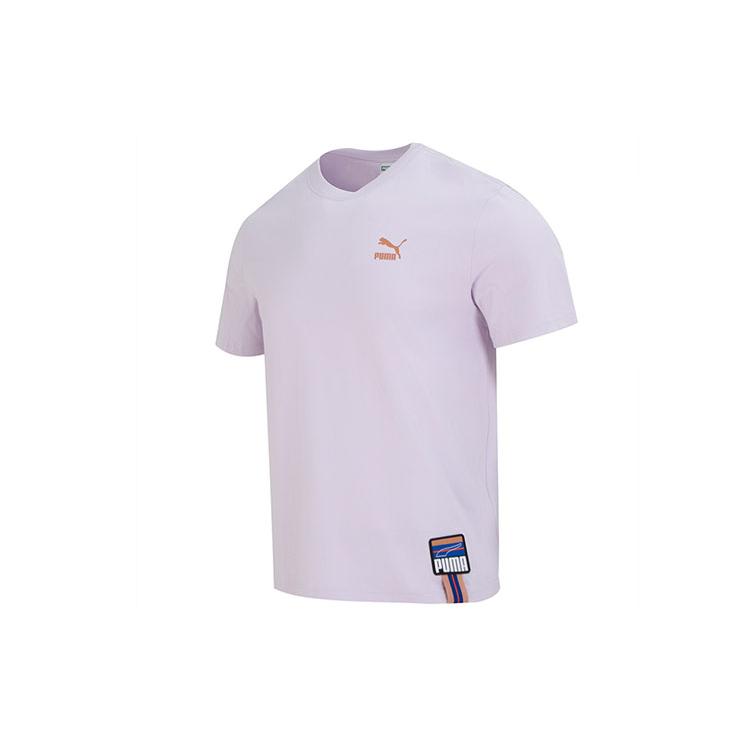 New PUMA T Shirt Unisex Light Purple 677382-17