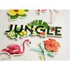 Glitter Embossed Stickers - Tropical