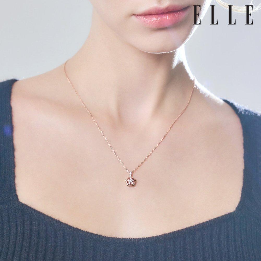 ELLE Penny Flower Necklace Elbrnn173