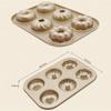 Nonstick 6 Cavity Doughnut Mold DIY Bakeware Donuts Pan Tin Cake Baking Tool