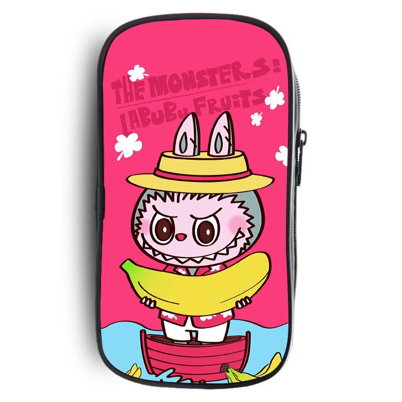 2025 Labubu Primary And Secondary School Students Cartoon Diy Printing Fashion Storage Pencil Bag