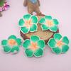 30mm Polymer Clay Floral Egg Accessories for DIY Jewelry & Hair