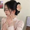 Pearl Flower Hair Claw Butterfly Orchid Large Shark Clip Cute Orchid Hair Clip  Girl