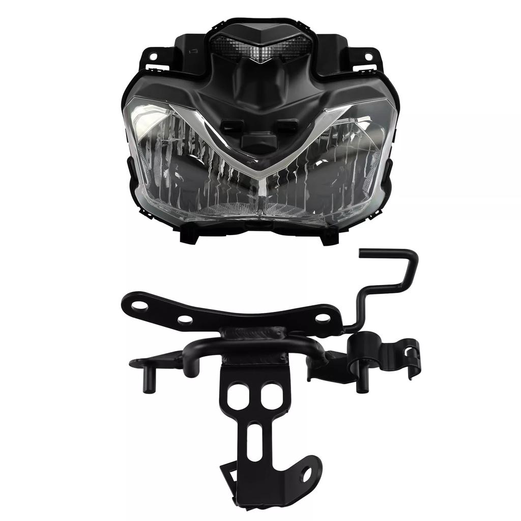Motorcycle Front Headlight Lamp Assembly Clear Lens For Kawasaki Z900 Z 900 2017-2019
