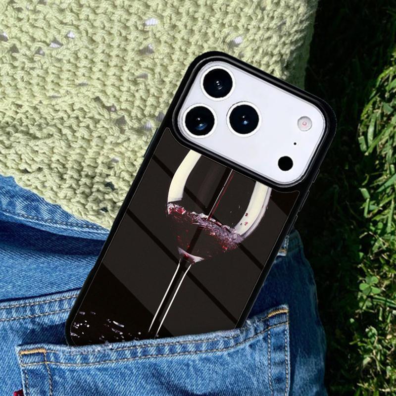 1004 Vintage Wine Pattern Phone Case Cover for IPhone 11 12 13 14 15 16e 17 Pro Max Coque for IPhone 17 Air