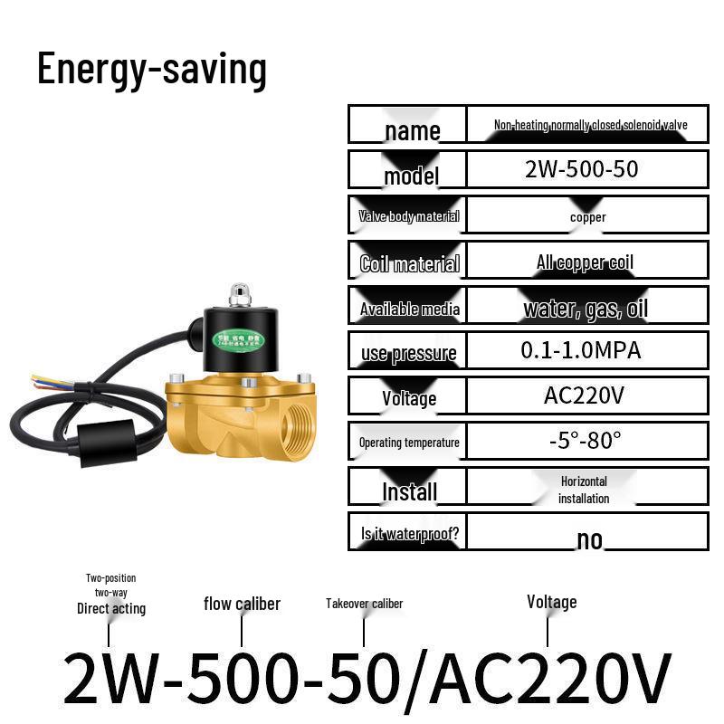 Elektryczny zawór elektromagnetyczny - 1 cal, 4 punkty, normalnie zamknięty, 12V/24V/220V Sterowanie wodą i odpływem