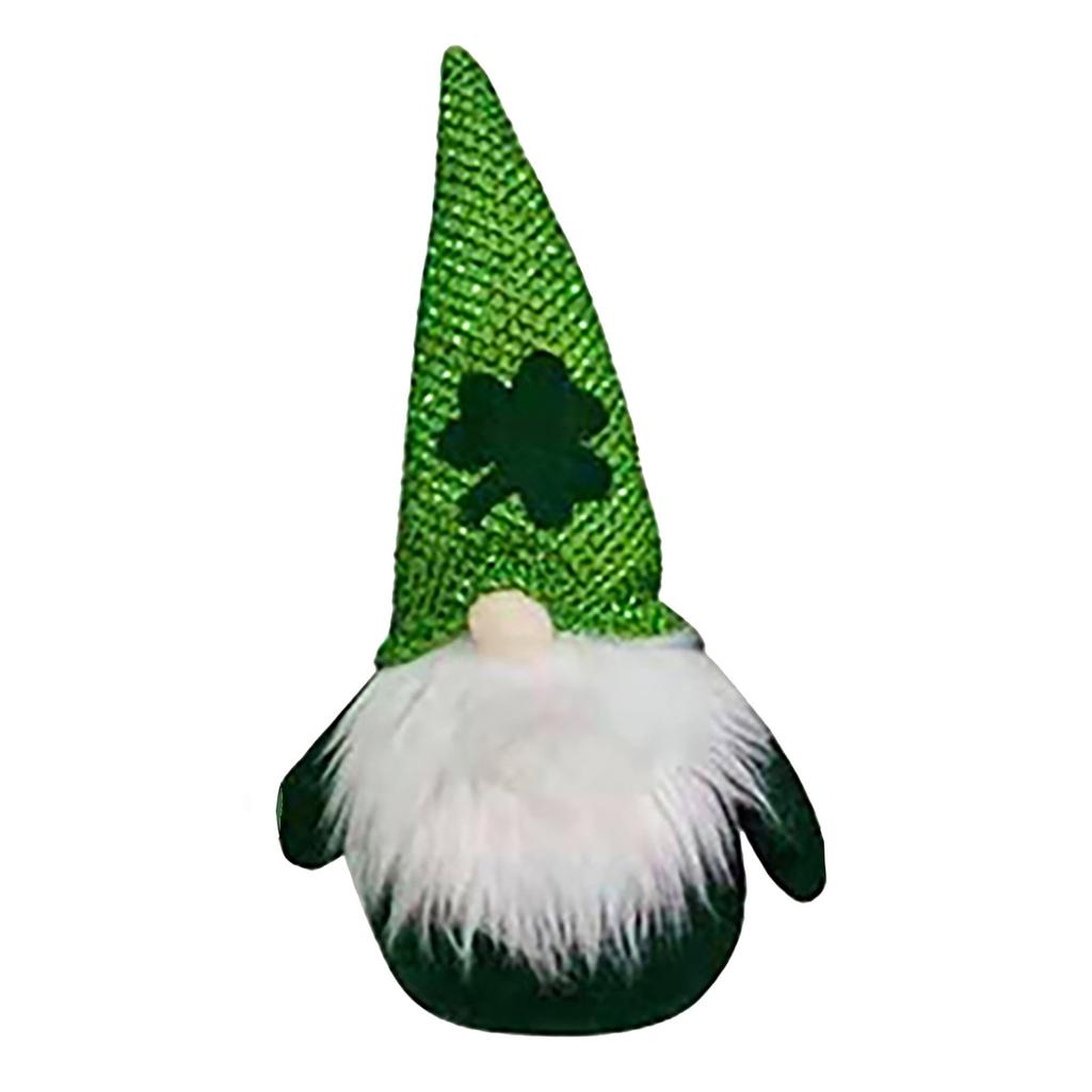 StPatrick's Day Dwarf Gnome Irish Leprechaun Decorations Green Face Less Scandinavian Rudolph Doll Party Supply