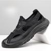 Men's summer sandals breathable versatile casual shoes soft sole outdoor Shuoxi shoes trend hollow mesh sports men's shoes