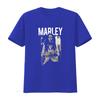 T-shirt con Stampa Stile Retro Bob Marley Taglia Media Vintage Elegante Leggermente Designer Vestiti Elastici Uomo Unisex Streetwear