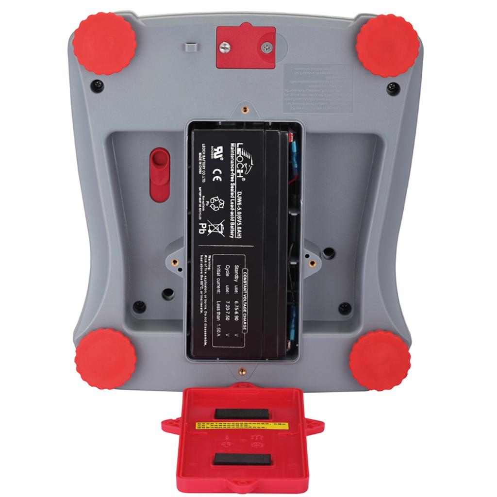 Bilancia VALOR 4000 con omologazione per cucina ristorazione impermeabile IP68 LED 15Kg 5g OHAUS V41PWE15TM