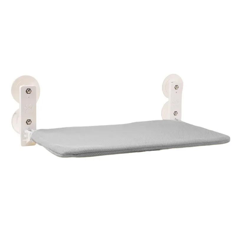 

Pet Nest New Foldable Balcony Hammock Cat Appliance Powerful Suction Cup Cat Hanging Window Hammock Fat Pet Products 45x30cm