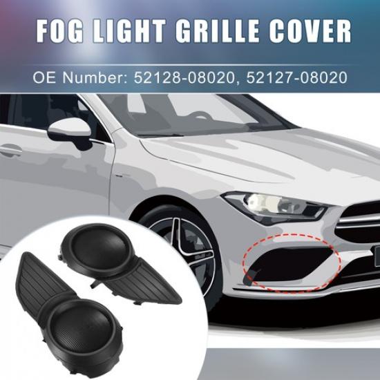 Pair Left Right Fog Light Grille Cover 52128-08020 52127-08020 for Toyota Sienna