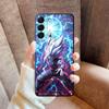 Case for Samsung Galaxy A51 A73 A22 A52 A41 A25 A71 A24 A55 A26 A72 A35 A23 A53 A36 A32 Black Soft Phone Cover Dragon Ball Son
