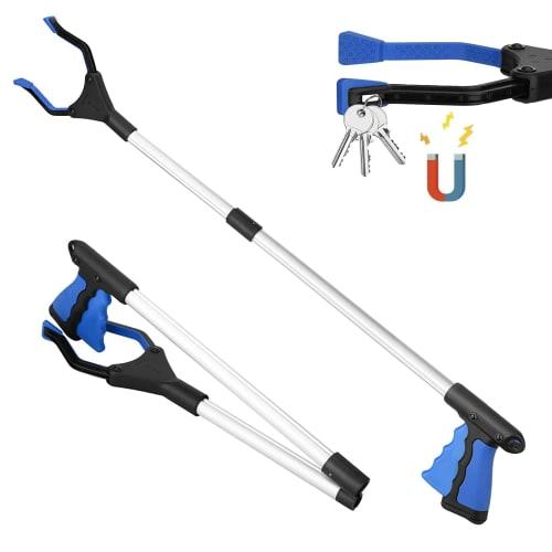 Magic Reacher, a Foldable, 81cm Long, 360-Degree Rotating Magic Hand, Versatile Long Hand for Trash Pickup, Lightweight and Easy To Use, Assists Pregn