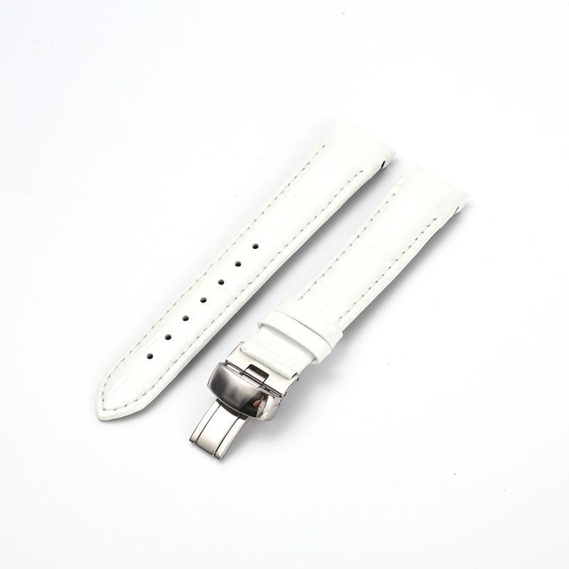 Męski i damski pasek do zegarka ze skóry naturalnej - Tian Suo T035, 18/22/23/24mm