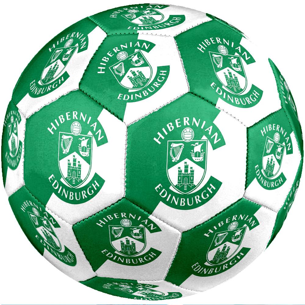 Hibernian FC Size 5 Standard Football Durable Training Match Soccer Ball for Adult Outdoor Sports