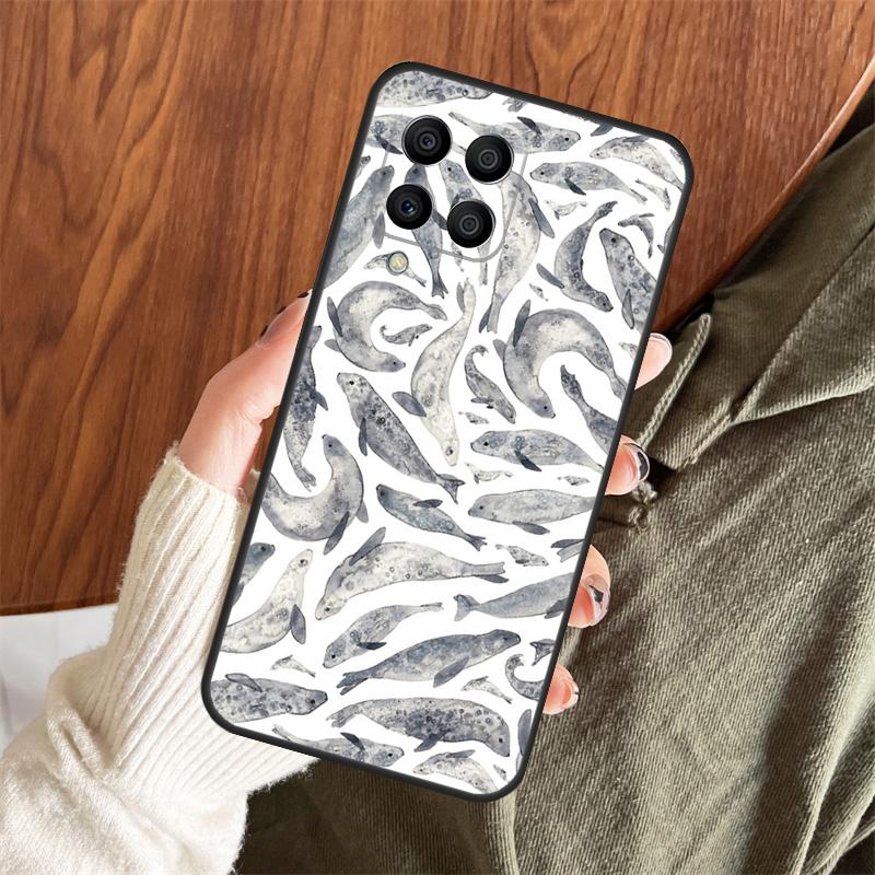 Baby Seals Case For Samsung Galaxy M12 M32 M52 M35 M55 M15 M11 M13 M14 M06 M16 M36 M56 M31 M53 M34 M54