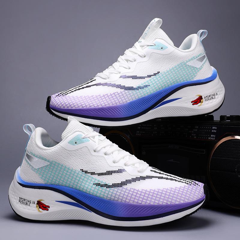 Red Rabbit running shoes men's new summer breathable flying electric professional racing big children pro sports running shoes men
