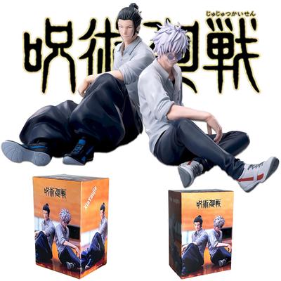 Anime Jujutsu Kaisen Actionfigur 10cm Gojo Satoru Geto Suguru Actionfigur PVC Kawaii Sammlerstücke Ornamente Modell Spielzeugpuppe