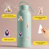 35-70pcs Easter Decorations Stickers Color Eggs Rabbit Graffiti Sticker Pack Gift Diy Skateboard Phone Laptop Diary Book