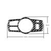 Für BMW 5er F10 F18 2011-2017 Zubehör Kohlefaser Innenraum Auto Scheinwerferschalter Dekorationsrahmen Verkleidungsabdeckung Aufkleber