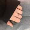 Minimalist Geometric Twisted Open Ring For Women Niche Design Cool Simple Fashion Personality Band