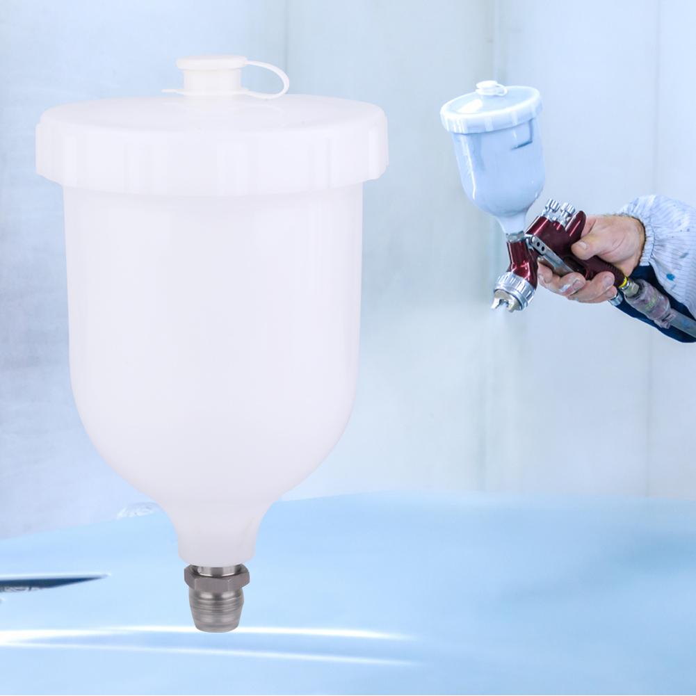600ml Spray Gun Pot Gravity Feed Plastic Paint Cup for D Evilbiss GTI   T EKNA Pro Pri FLG