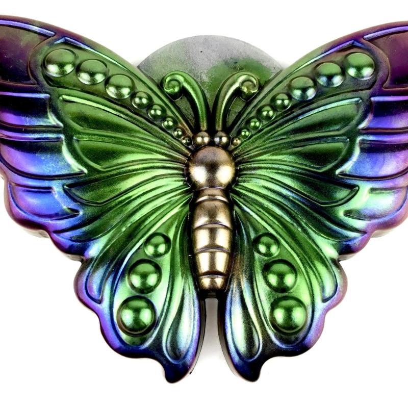 Semi-stereoscopic Butterfly-shape Wall Ornaments Drop Glue Mold Diy Wall Pendant Desktop Decoration Epoxy Silicone Mold