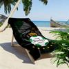 Santos Laguna Print Beach Towel, Large Soft Quick Dry Towel for Beach Camping Swimming