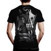 Men's Summer 3D T-shirt Fashionable Casual Loose Pattern Skull Print Round Neck Short Sleeved T-shirt Top S- 6XL