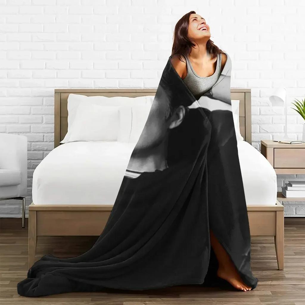 Cillian Murphy Super Soft Blankets Actor Travelling Throw Blanket Spring Cute Custom DIY Flannel Bedspread Sofa Bed Cover