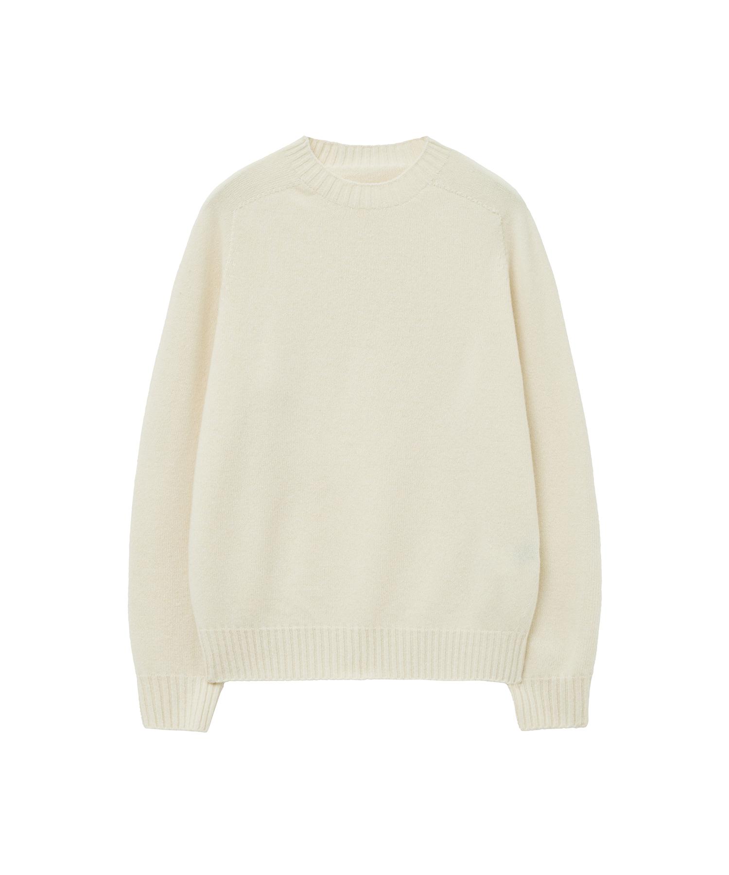 Iolo Raglan Soft Crew Neck_Ivory Ivory/Xl
