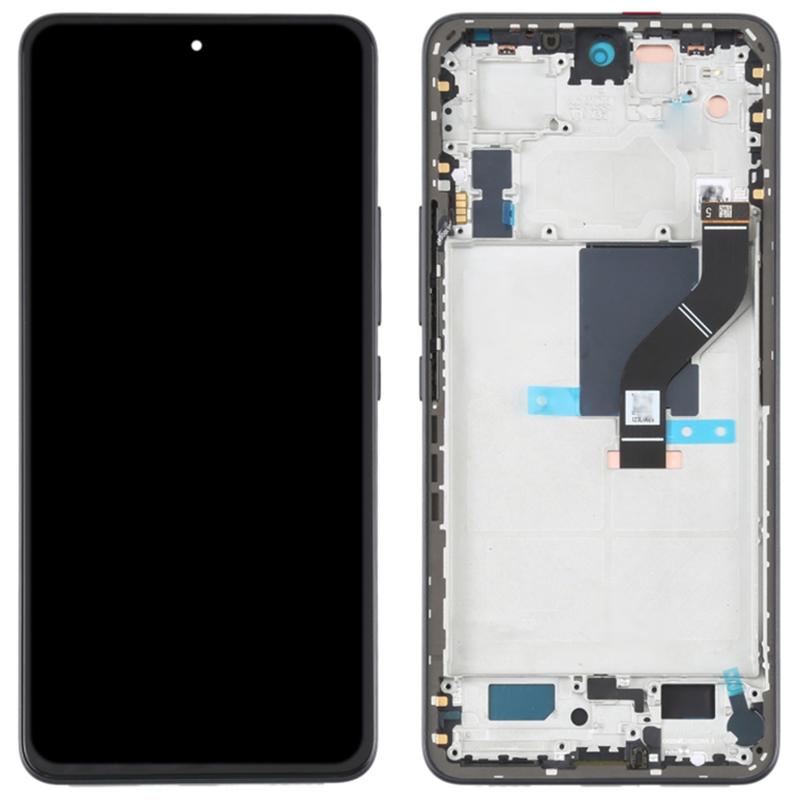For Xiaomi 12 Lite 5G Grade S OEM AMOLED Screen and Digitizer Assembly+Frame Part (without Logo)