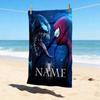 Custom Name Carnage Stylish Digital Printing Beach Towel Quick‑Drying Absorbent Blanket for Beach Pool Gym Travel