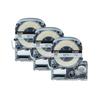 3/5/10PK 12mm Standard Label Tapes Compatible for EPSON LW-400 LK-4WBN SS12KW SS18KW Label Ribbon for KingJim SR230C Label Maker