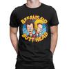 Hip Hop Beavis and Butthead TShirt Mens Cotton Short Sleeve Oneck Summer Clothing