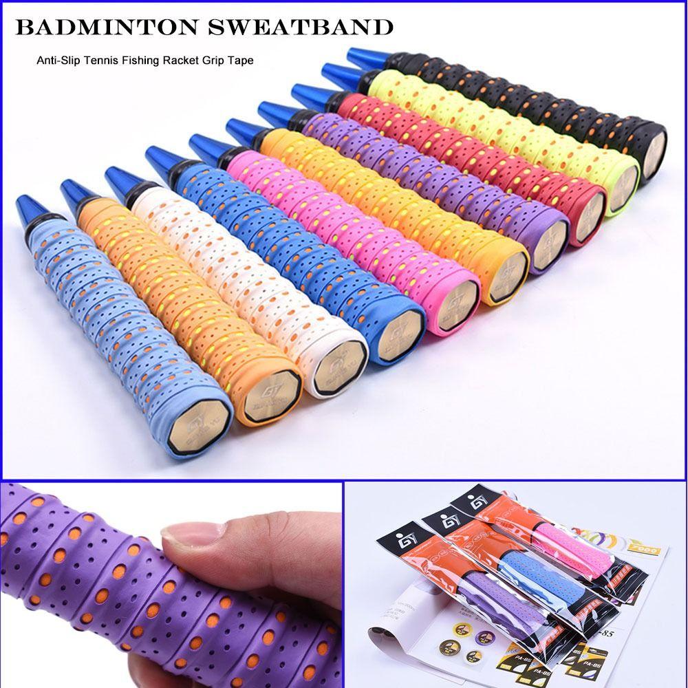Perforated Tennis Overgrip Sweat Absorption Rackets Grip Badminton Overgrip  Racquet Supplies