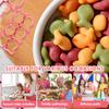 3Pcs Fish Cookie Cutter Plastic Fish Cookie Mold Reusable Fish Cracker Cookie Cutter Mini Cracker Cutter Multifunctional Fish