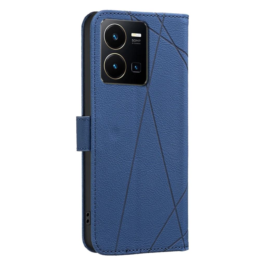 Wallet Skin Friendly Card Slot Strong Magnetic Flip Leather Case For VIVO Y35 4G Y22S Y21 Y21S Y33S Y11 Y15 Y12 Y17 Y20 Cover