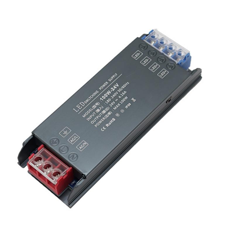 A25F-LED Driver Power Adapter 100W AC 180-240V Mute Lighting Transformer LED Light Power Supply With 24V AC Input