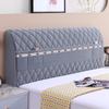 Off-white Thickened Upholstered Headboard Cover - Full Size, Simple and Soft