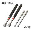 WD Retractable Magnetic Pick-Up Tool with Light and Inspection Mirror