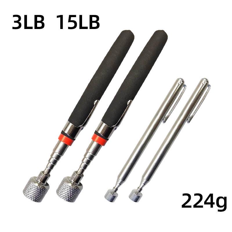 WD Retractable Magnetic Pick-Up Tool with Light and Inspection Mirror