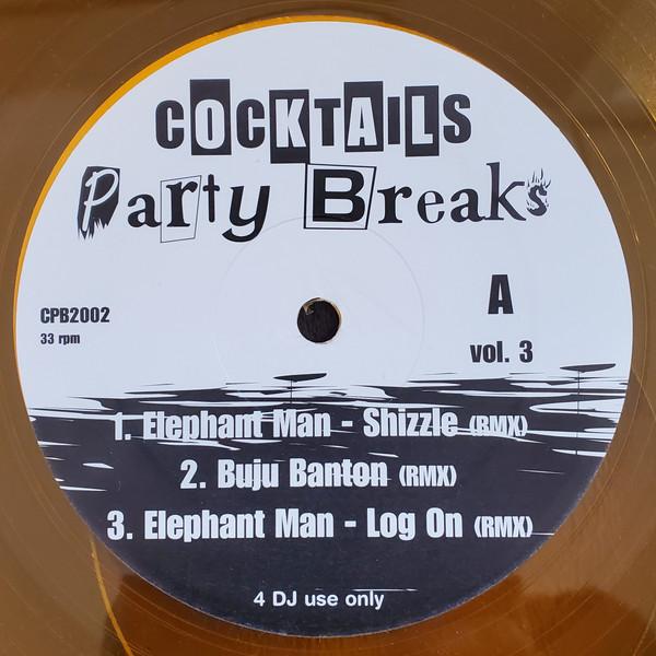 

12inch Record VARIOUS Cocktails Party Breaks Vol. 3 CPB2002 Cocktails Party Rap HipHopRB Used