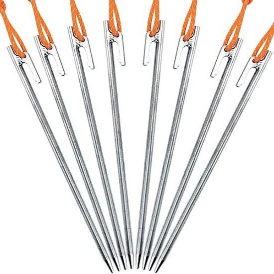 Soomloom Peg Titanium Fixed Rope Tent Tarp 20 24 30 35 40 Cm Set 4 6 8